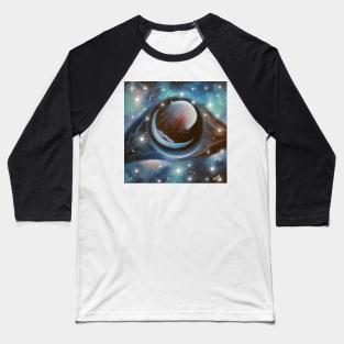 Galaxy Art, Space Art, Creation in space, universe, singularity, all is one, art of awakening Baseball T-Shirt